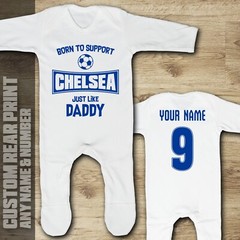 Chelsea – Football – Born to Support – Baby Romper suit