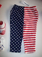 Old Navy Stepping Stones Bodysuit Pants Shoes Socks Size 6-12 Mos July 4th New