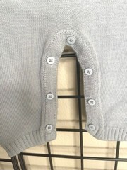 NEW NWT 2 piece Gray PLUSH SOFT Thick Knit Outfit/Hat & Blanket Layette Set 3-6M