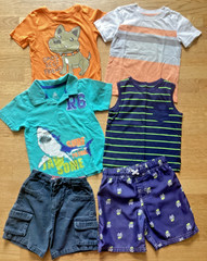 3T summer Lot Circo 2 T-Shirts Tank Top Swim Shorts Arizona Navy Cargo Shorts