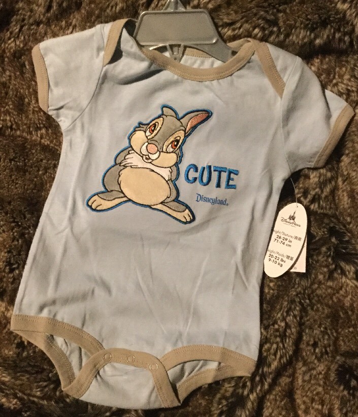 Authentic Disney Parks Thumper Baby Romper NWT