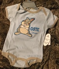 Authentic Disney Parks Thumper Baby Romper NWT