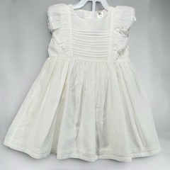 Baby B’Gosh 24M White Pintuck Lace Ruffle Dress Bloomer Set Summer Cottage