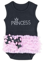 Ganz Baby Girl 0-6mo Princess Bodysuit One-piece Polka Dot Crawler ER22118