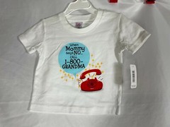White Little TeeZ Shirts for Toddlers WHEN MOMMY SAYS NO CALL 1 800 GRANDMA