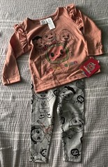 New Cocomelon Girls Size 18 Months Long Sleeve Top & Leggings 2-Piece Outfit
