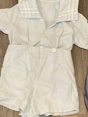 Lot Of 6 Vintage Baby Rompers Various Sizes (4 Boys And 2 Girls)