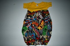 Infant/Baby Marvel 0/3 Months Romper Creeper One-Piece (Yellow) Monag