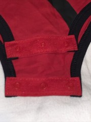 Jordan Newborn One-Piece 100% Cotton New w/Tags Red/Black Machine Wash Vietnam