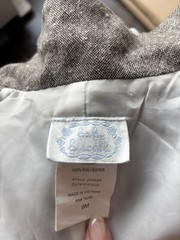 Baby Biscalli Wool blend blazer jacket.Baby Boy Size 9 month Preppy Quiet luxury