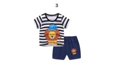 Kids Baby Boy Summer Spring Set 2 Pcs T Shirt+shorts Suit Cotton Boy 1-4 Years