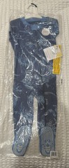 Burt’s Bees Baby Sleeper 18 Month: Snug-Fit baby blue dinosaur sleeper Brand New