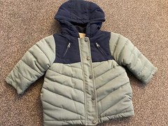 Vertbaudet 3in1 Parker With Detachable Jacket Age 9/12 Mths