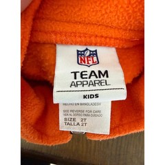 NFL Team Apparel Cincinnati Bengals Toddler Fleece 1/4 Zip Pullover Orange 2T