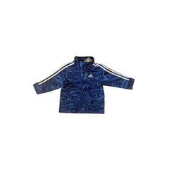 Adidas Baby Boys 12M Zip Front Printed Tricot Jacket and Jogger Pants, 2…