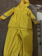 Cat & Jack Infant 18 Months Bib Overalls And Rain Coat