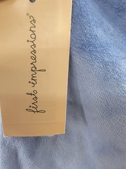 First Impressions Solid Velour Pull-on Pants Baby Boys 3-6 Months Blue Bell