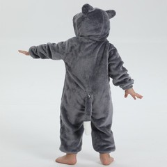 Baby Hooded Romper Boy Girls Halloween One Piece Kids Cat Cosplay Costume Outfit