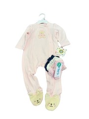 Little Me One-Piece Outfit Bears 9M Pink Girls Kids & Baby Carter’s Socks 3-12M