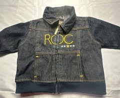 Vintage Y2K Rocawear Infant Denim Jacket 3-6M Baby Jean Jacket 100% Cotton