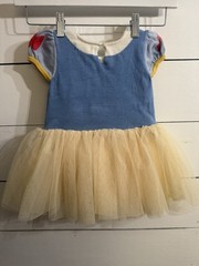 Baby GAP x Disney Snow White Dress 12-18 Months Princess Costume Tulle Knit Blue