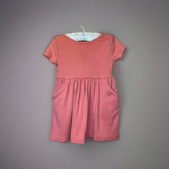 Toddler Girls’ Solid Knit Short Sleeve Dress Garanimals Mauve 2T Cotton Blend