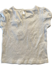 Gymboree NWT Girl’s 2T White T Top with Girls Walking Dog Applique