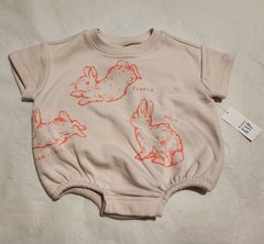 NWT Baby Gap Girls Peter Rabbit Bubble Romper One Piece