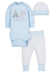 Wonder Nation Baby Boys 3 Piece Take Me Home Set Various Sizes Adorable Bear