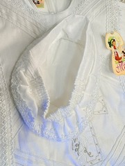 Vintage Boys Three Piece White Christening Outfit With Hat 2years NWT