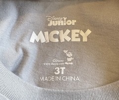 Disney Mickey Mouse Retro Graphic Tee Kids 3T Vintage Style Cartoon Shirt