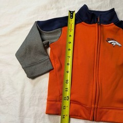 Denver Broncos Zip Up Jacket Toddler 24 Month NFL Team Apparel