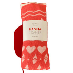 Hanna Andersson Soft Pink Girls Tights. Size 2–3 Years, 80/90 cm