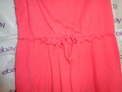 Pink & Violet size 7/8 GIRLS dress LACE neck tie waist coral tank top