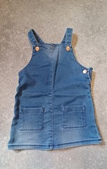 F&F 18 – 24 Month Denim Dunagree Dress