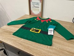 Matalan Elf Green Long Slevee Top Tee Size 12 – 18 Months New with tags