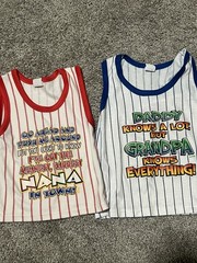2-Pack Unisex Baby Toddler Sleeveless Tank Tops 18M/24M Nana Grandpa