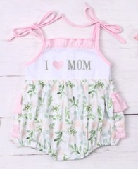 I LOVE MOM FLORAL BUBBLE – SIE 12-18M NEW