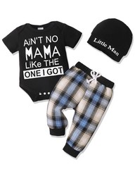Newborn Baby Boy Clothes Infant Boy Outfits Romper Newborn Outfits Clothing S…