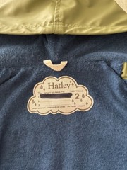 Hatley Forest Green Zip-Up Splash Jacket Hooded Toddler Size 2