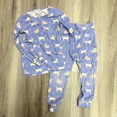 Magnetic Me Pj Set Girls 3T Blue Dog Print Long Sleeve