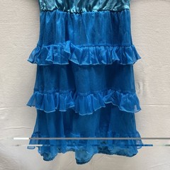 Disney Store Blue Merida Costume Dress Up Girls Size 2 3 Halloween Nightgown EUC
