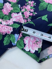 Janie And Jack Merchant Marine Floral Pique Romper 11-12 Anos Navy Blue Pink