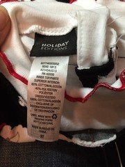 Holiday Editions Girls Sz. 3T Corduroy Knit Santa Themed Swing Top Tunic