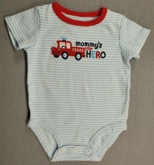 Baby Boy Carter’s Newborn Mommy’s Hero Firetruck Bodysuit