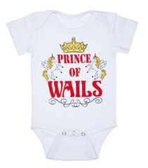 Ganz E7 Baby Boy 0-6 mo Infant One-Piece Bodysuit Prince of Wails ER41284