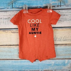 Carter 9 Months Body Suit 100% Cotton Made Orange Baby Pajama USA Seller