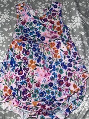 Play by Little Sleepies Floral “Sweet Pea” bubble romper