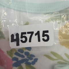 Cloud Island One Piece Toddler Girls 0-3M Floral Multicolor 100% Cotton.#45715