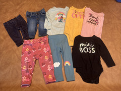 Granimals Baby Clothes Bundle of 8 with 4 tops and 4 pants – Sizes Vary